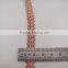 antique pink flowers garment accessories lace ribbon metallic golden trimmings