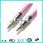 1m flat type male audio stereo jack 3.5mm aux cable