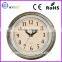 Plastic archaistic vintage round 17 inch wall clock with lace frame