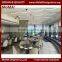 High End Customized Michelin Restaurant Furniture, Luxury Marble Top Dining Table