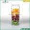2000ml air-tight food glass storage container with metal lid