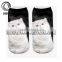 Customized Polyester 3D Photo Sublimation Print Ankle Socks