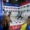 outdoor fun pvc tarpaulin inflatable twister game