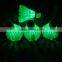 6 Piece Badminton shuttlecock goose feather led shuttlecock dark night glow birdies lighting for outdoor and indoor activities