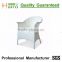 aluminum PE rattan garden chair