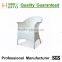 aluminum PE rattan garden chair