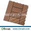 China WPC DIY deck tile for balcony, outside cafe, water stain resistance