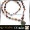 Precious necklace jewelry natural xinjiang agate seed jewelry agate stone necklace