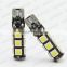 Error Free T10 canbus led light w5w 5w c ree led canbus T10 5SMD