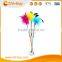 Chi-buy New Interactive Pink Blue Yellow Feather Teaser Cat Toy Free Shipping on order 49usd