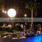 party decoration LED standing lighting spheer ,colorful inflatable standing balloon with tripod