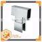 Bathroom 3 way 135degree T-shape SUS/Aluminum square tube connector,metal pipe clips closed Bonding pipe connector
