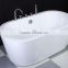 TB-B814 Quality assure oval shape overflow indoor freestanding bathtub
