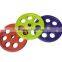 Color Rubber Coated Seven Holes Olympic Plates