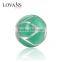 2016 Simple Design Green Color Enamel Jewelry Charm Beads