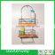 3 tier hanging bathroom shower caddy bamboo with steel