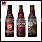 Red Foil Stamping Wine Bottle Label Sticker For Battle Beverage