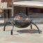 22 inch Outdoor fire pit with foldable legs