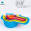 Box Manufacturers Food DIY Color Plastic With Scale Set 6 Measuring Spoons Baking Tools