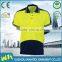 wholesale sport wear shirt high quality safety shirt clothing fluo yellow unisex print shirt