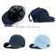 6 Panel 100% cotton blank sport hats washed baseball cap