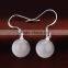 2015 new arrival Stick earring with cat's eye!!! Opal jewelry stick earring silver jewelry where to buy!!!
