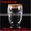 80ml/250ml/350ml/450ml/650ml Eco-friendly Heat resistant Double wall borosilicate glass cup with glass top.