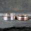 Minimal style modern newest design couple rings wholesale