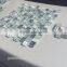 mosaic new designs broken glass mosaic tile (crystal glass)