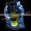 acrylic led wine display stand with original shape