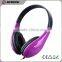 the customized brand color comfortable headphone with microphone