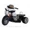 HOMCOM Ride On Motorbike Cool Tricycle 6V Children gift W / Sound - Black & White