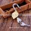 High polished Brass padlock/padlocks/Door locks/cabinet locks Rigid plastic package