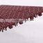 Suspended interlocking outdoor plastic carpet
