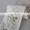 lastest product flower natural tulle cotton lace in 5.5cm for wholesale