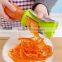 2016 Easy Use Manual Grip Veggie Spaghetti Maker , Custom Logo Vegetable Spiral Slicer , Update Improved Spiralizer Dishwasher