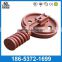 Kobelco excavator front idler roller,SK45SR,SK30,SK25SR,SK45,SK25,