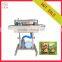 air inflation plastic bag shrimp snacks sealing machine