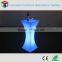 illuminated light up high top led tea/coffee/cocktail table