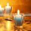 Strip glass candle holder octopus candle holder rotary colored glass candle holder