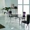 B304-1 stainless steel fabric dining room chair