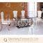 Steel restaurant tables and chairs for event