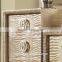 unique design crocodile texture PU covering MDF storage cabinets with display chests