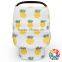 Teepees Baby car seat cover canopy and nursing cover multi-use stretchy