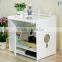 DIY PVC Multifunctional Flower Pattern Tidy Wires Power Cable Storage Organizer Box