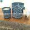 glass jars with white colour lids