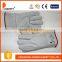 DDSAFETY Natural Reinforced Short Welder Gloves With Double Palm
