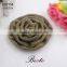 Wholesale handmade ladies suede rose flower for shoes