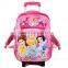 stylish printing school trolley bag for kids