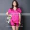 100% cotton sexy pajamas for women fabric for pajamas short sleeve women pajamas